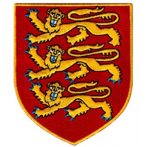 Cypress Collectibles Embroidered Patches Airsoft Morale Patch 1 England Royal Coat Arms Patch British Lion Shield Embroidered Iron-On