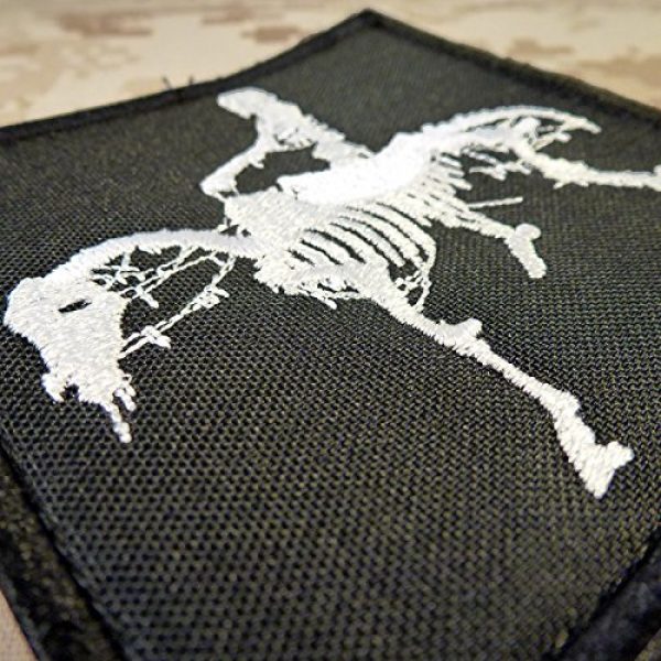 LEGEEON Airsoft Morale Patch 3 LEGEEON US Navy Seals Silver Squadron Dead Horse DEVGRU ST6 NSWDG Morale Sew Iron on Patch