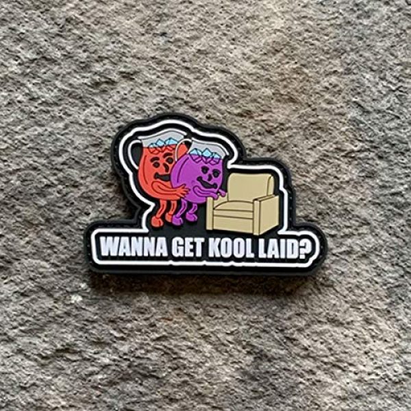 PatchOps Airsoft Morale Patch 2 PatchOps Wanna get Kool Laid PVC Tactical Morale Uniform Patch