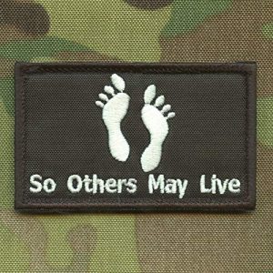 LEGEEON Airsoft Morale Patch 1 LEGEEON CSAR So Others May Live 2x3.25 Jolly Green Feet Squadron Rescue Morale Tactical Fastener Patch