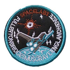 Tactical Embroidery Patch Airsoft Morale Patch 1 Space Astronaut Lab 3 England Henize Tactical Embroidery Patch Hook & Loop Morale Patch Military Patch for Clothing Accessory Backpack Armband