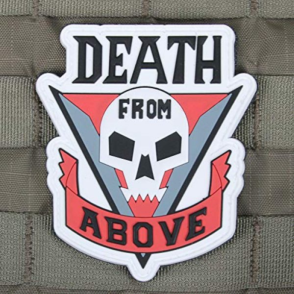 Violent Little Machine Shop Airsoft Morale Patch 2 Violent Little Machine Shop"Death From Above" Starship Troopers Morale Patch