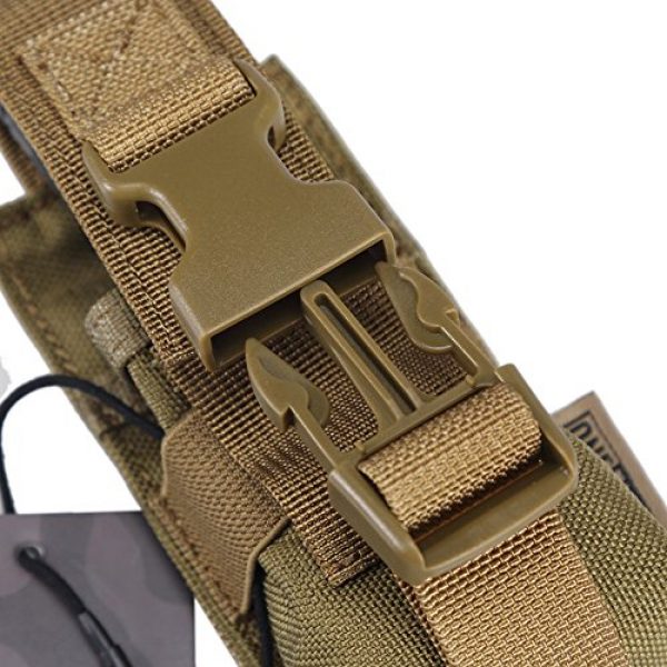 OneTigris Tactical Pouch 6 OneTigris MOLLE Flashlight Holster 1000D Cordura for Fenix FD40/TK16/TK22 NITECORE MH27/CR6/TM03