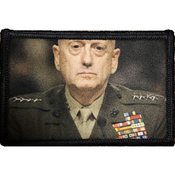 RedheadedTshirts Airsoft Morale Patch 1 General Mattis Morale Patch. Perfect for your Tactical Military Army Gear, Backpack, Operator Baseball Cap, Plate Carrier or Vest. 2x3" Hook and Loop Patch. Made in the USA