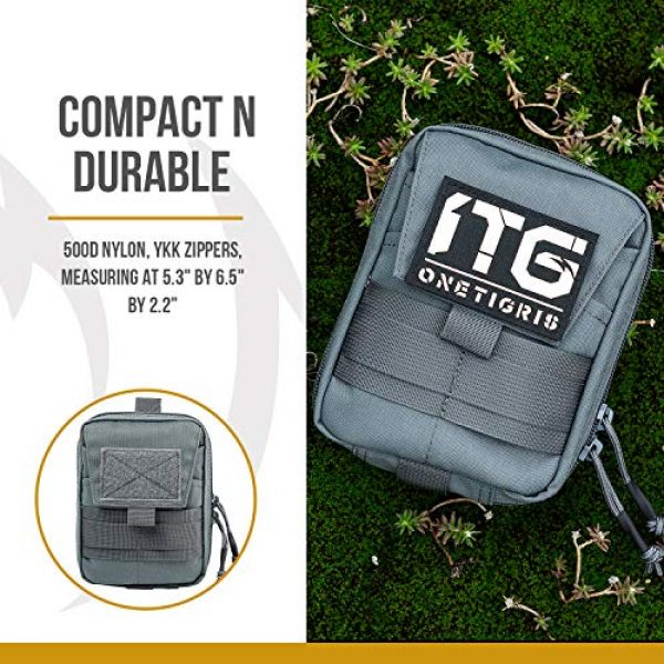OneTigris Tactical Pouch 3 OneTigris BLADE Multiuse Tool Holder Pouch MOLLE Organizer with Pockets & Tool Slots