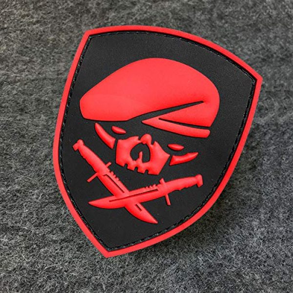 Morton Home Airsoft Morale Patch 3 Morton Home Medal of HonorRanger Morale Patch - PVC (Red)