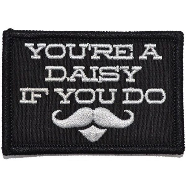 Tactical Gear Junkie Airsoft Morale Patch 1 You're A Daisy If You Do, Doc Holiday Quote - 2x3 Patch - Black