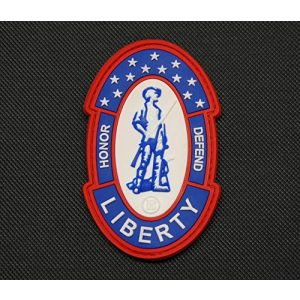 BritKitUSA Airsoft Morale Patch 1 BritKitUSA 3D PVC Minuteman Morale Patch American Patriot 2A 1776 Infidel SIS Hunter