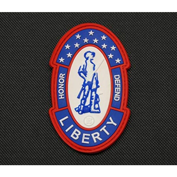 BritKitUSA Airsoft Morale Patch 1 BritKitUSA 3D PVC Minuteman Morale Patch American Patriot 2A 1776 Infidel SIS Hunter