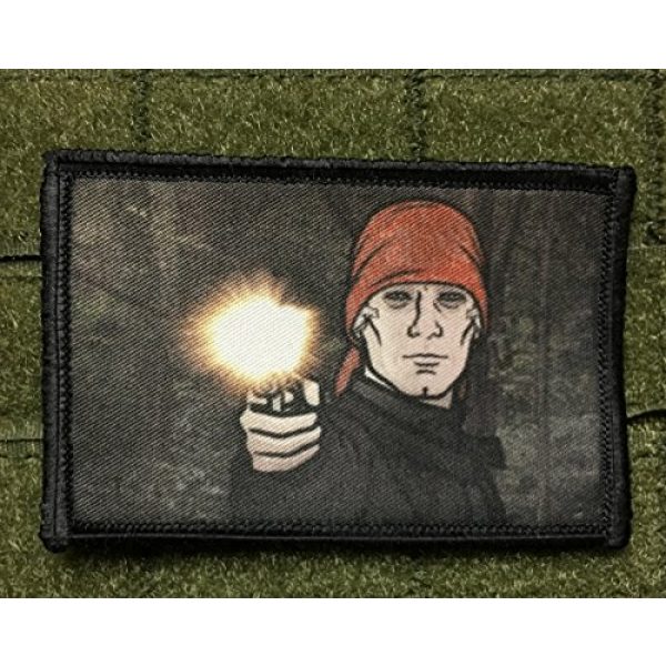 RedheadedTshirts Airsoft Morale Patch 2 Archer Rampage Morale Patch. Perfect for Your Tactical Military Army Gear, Backpack, Operator Baseball Cap, Plate Carrier or Vest. 2x3" Hook and Loop Patch. Made in The USA