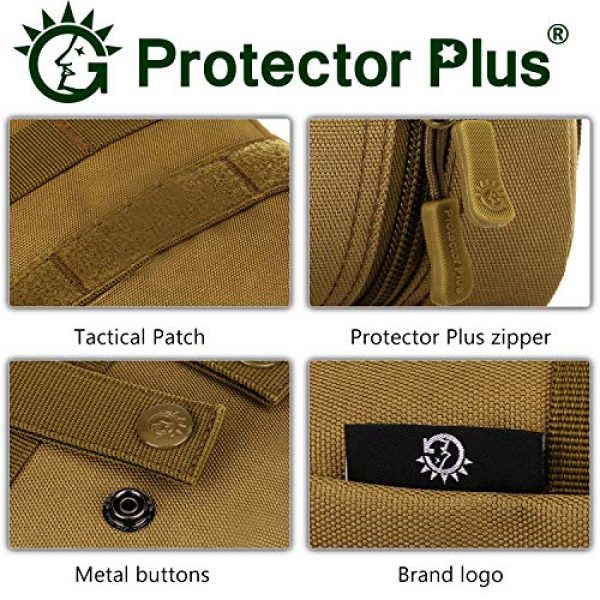 Protector Plus Tactical Pouch 6 Protector Plus First Aid Kit Pouch Tactical MOLLE Medical Utility Bag Military IFAK Gear Case Outdoor Emergency Survival Supplies (Bag Only)
