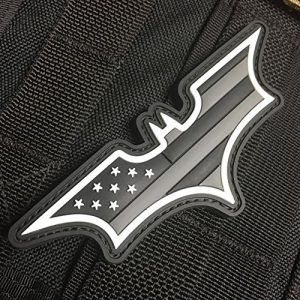 American Sheepdog Airsoft Morale Patch 1 American Sheepdog Dark Knight US Flag Patch - Ghost Edition