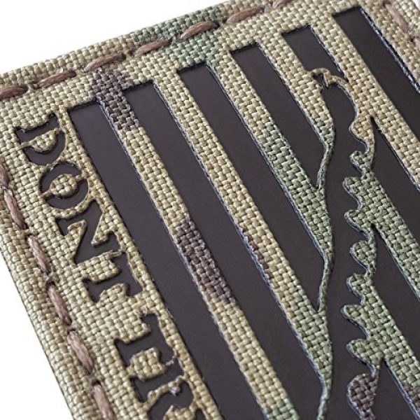 Tactical Freaky Airsoft Morale Patch 6 Multicam Infrared IR US First Navy Jack Dont Tread On Me DTOM Flag 3.5x2 Tactical Morale Hook&Loop Patch