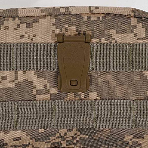 PARACORD PLANET Tactical Pouch 4 PARACORD PLANET Molle Strap Webbing Connector - Plastic Strap Webbing Equipment Connector - Army Green, Black, and Tan Connectors Available in Multiple Pack Sizes