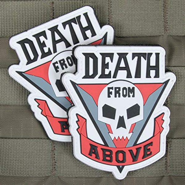 Violent Little Machine Shop Airsoft Morale Patch 3 Violent Little Machine Shop"Death From Above" Starship Troopers Morale Patch