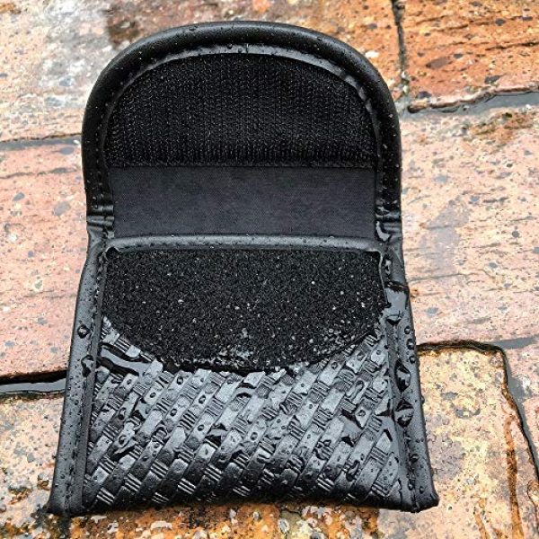 Magnum Gear 1 Tactical Pouch 5 Basketweave Glove Pouch by -MagnumGear1- Heavy Duty Construction- It's Weather Resistant and Fits 2 Inch Duty Belts for Tactical, Law Enforcement, Security, Military-for Latex or Nitrile Gloves