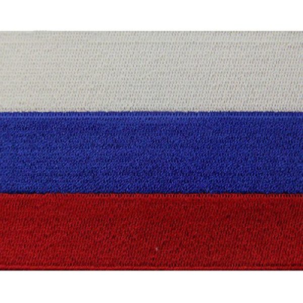 EmbTao Airsoft Morale Patch 2 Russia Flag Embroidered Emblem Russian Federation Iron On Sew On National Patch
