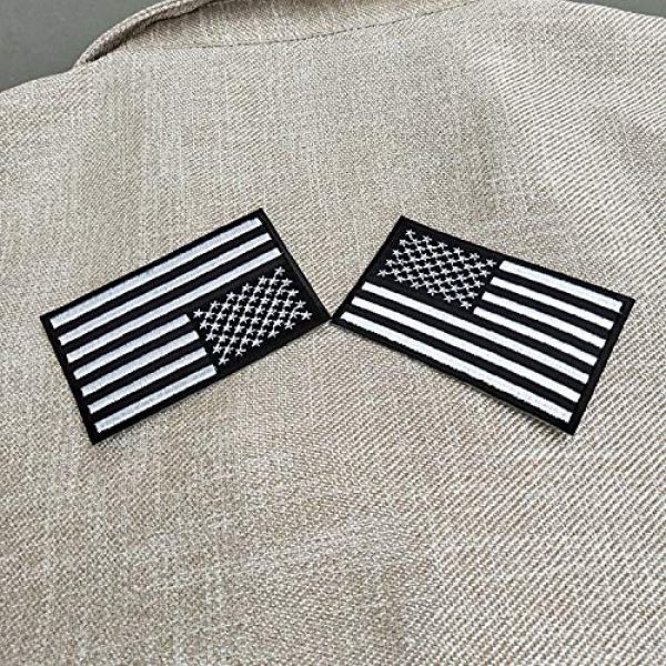 Heavens Tvcz Airsoft Morale Patch 5 Heavens Tvz US Flag Black Embroidered for Men Teens Women Charms Velcro Patch Morale American Embroidered Military Patch Tactical Tactical Patches Morale Uniform Emblem Hook Loop Star White Decorativ