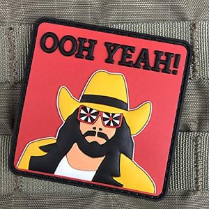 Violent Little Machine Shop Airsoft Morale Patch 1 Macho Man Randy Savage"OOH YEAH!" PVC Morale Patch, Violent Little Machine Shop