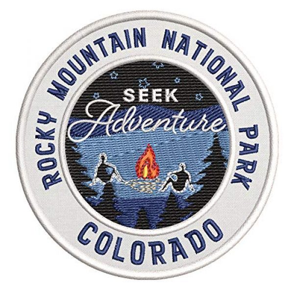 Appalachian Spirit Airsoft Morale Patch 1 Seek Adventure at Rocky Mountain National Park Embroidered Premium Patch DIY Iron-on or Sew-on Decorative Badge Emblem Vacation Souvenir Travel Gear Clothes Appliques