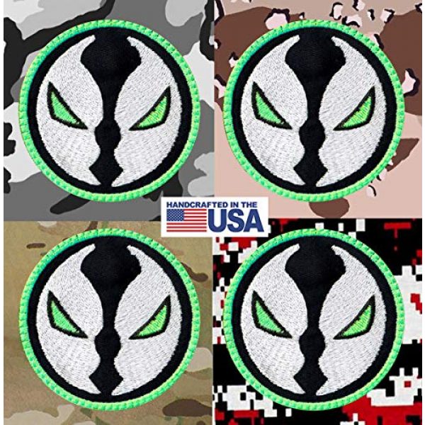Tactical Patch Works Airsoft Morale Patch 4 Spawn Hell Cartoon Head Compatible Inspired Art Patch