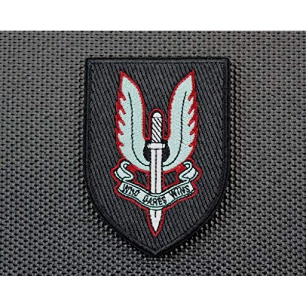 BritKitUSA Airsoft Morale Patch 1 BritKitUSA Premium Embroidered 22 SAS Regiment Winged Dagger Morale Patch UKSF Hereford