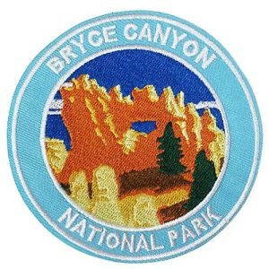 Appalachian Spirit Airsoft Morale Patch 1 Bryce National Park 3.5" Embroidered Patch DIY Iron or Sew-on Decorative Vacation Souvenir Applique Wander Nature Wildlife Hike Trek Camping Explore Mountains Stars Moo Manatee