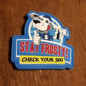 American Sheepdog Airsoft Morale Patch 1 American Sheepdog Stay Frosty Morale Patch