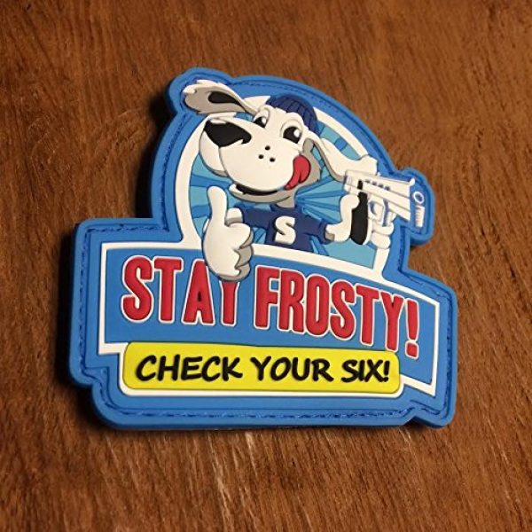 American Sheepdog Airsoft Morale Patch 1 American Sheepdog Stay Frosty Morale Patch