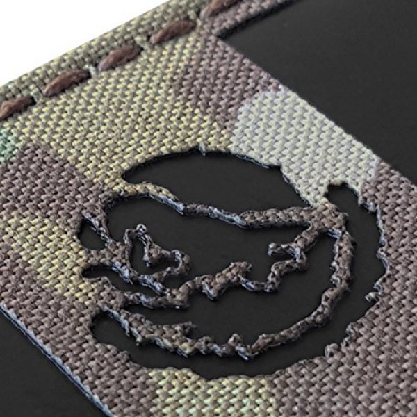 Tactical Freaky Airsoft Morale Patch 4 Multicam Infrared IR Mexico Flag 3.5x2 IFF Tactical Morale Hook&Loop Patch