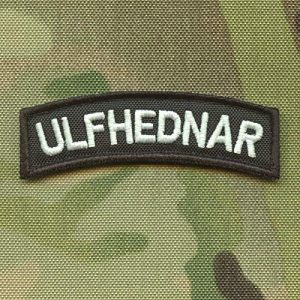 LEGEEON Airsoft Morale Patch 1 LEGEEON Ulfhednar Berserker Shoulder Tab Berserkr Viking Norse Icelandic Heathen Army Military Morale Tactical Touch Fastener Patch