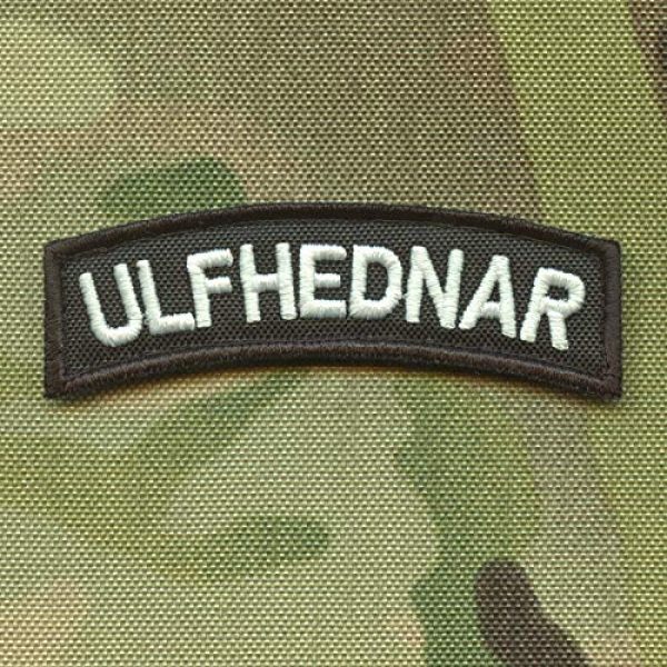 LEGEEON Airsoft Morale Patch 1 LEGEEON Ulfhednar Berserker Shoulder Tab Berserkr Viking Norse Icelandic Heathen Army Military Morale Tactical Touch Fastener Patch