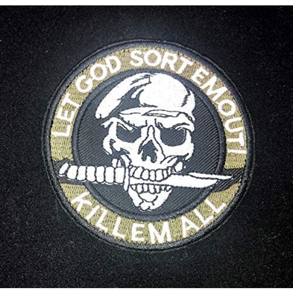 Little lane lace Airsoft Morale Patch 1 1 Piece Killer Patch (Olive)