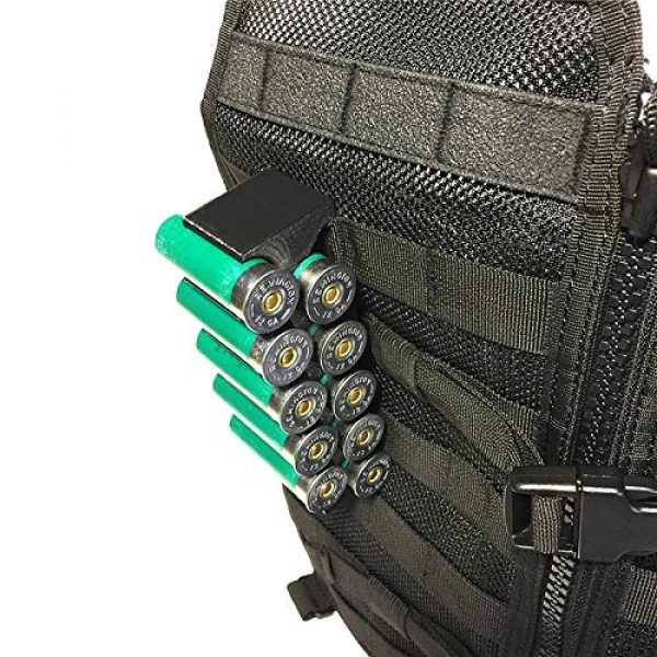 Pvnoocy Shell Holder 2 Pvnoocy Shell Holder, 10 Rounds 12 Gauge Shotshell Ammo Carrier Tactical Sidesaddle Shell Holder