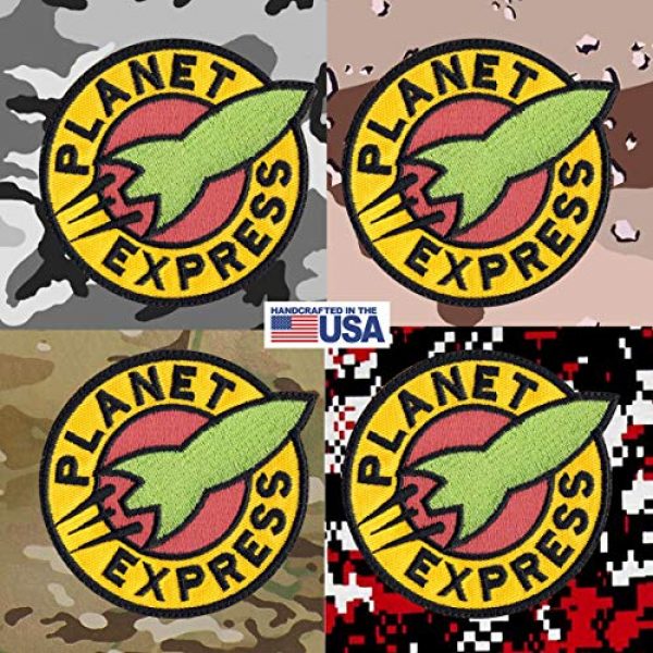 Tactical Patch Works Airsoft Morale Patch 4 Planet Express Futurama Inspired Art Patch
