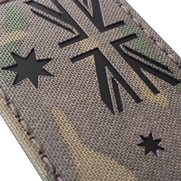 Tactical Freaky Airsoft Morale Patch 6 Australia Flag Multicam Infrared IR 3.5x2 IFF Tactical Morale Fastener Patch