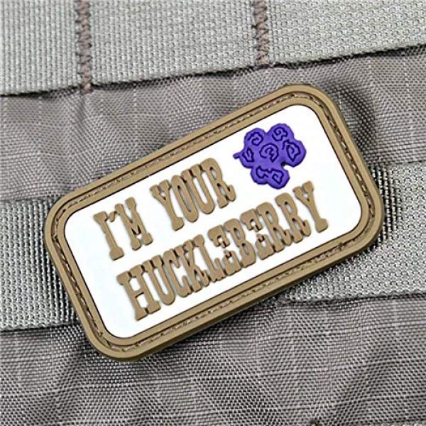 Violent Little Machine Shop Airsoft Morale Patch 2 "I'm Your Huckleberry" Morale Patch by Violent Little Machine Shop - PVC Velcro (Color)
