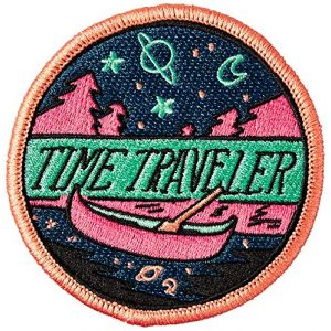 O'Houlihans Airsoft Morale Patch 1 O'Houlihans - Time Traveler Iron on Patch - Hiking, Camping, Travel, Adventure Patch