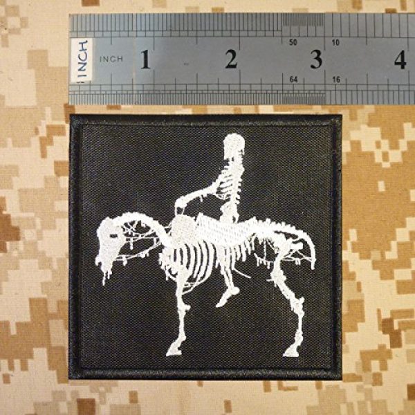 LEGEEON Airsoft Morale Patch 4 LEGEEON US Navy Seals Silver Squadron Dead Horse DEVGRU ST6 NSWDG Morale Sew Iron on Patch
