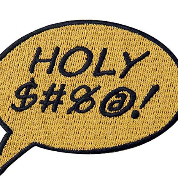 Rocking Planet Airsoft Morale Patch 2 Holy $#%@ Patch Embroidered Funny Biker Applique Iron On Sew On Emblem