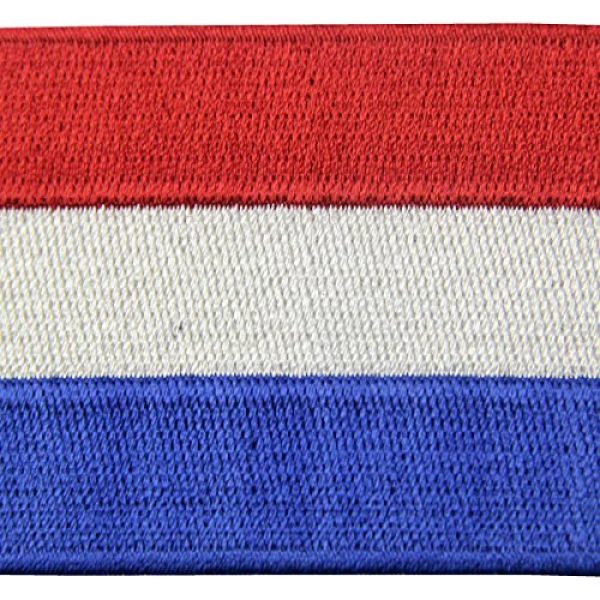 EmbTao Airsoft Morale Patch 2 The Netherlands Flag Embroidered Holland National Emblem Dutch Iron On Sew On Patch