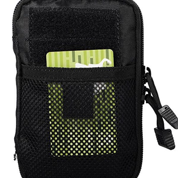 Pvnoocy Tactical Pouch 7 Black 1000D Nylon Tactical Bag Outdoor Molle Military Pockets Mobile Phone Key Mini Tool Waterproof Air Gun Sports Bag