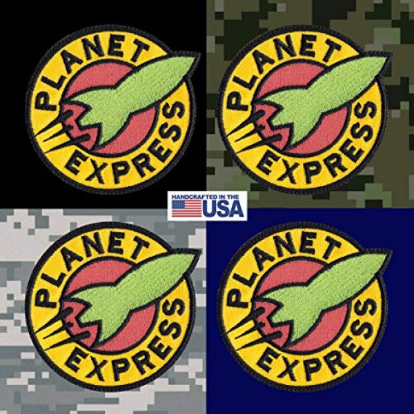 Tactical Patch Works Airsoft Morale Patch 3 Planet Express Futurama Inspired Art Patch
