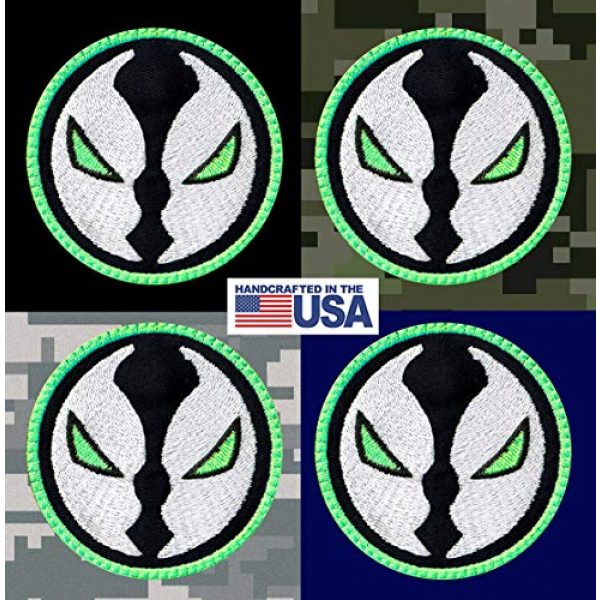 Tactical Patch Works Airsoft Morale Patch 3 Spawn Hell Cartoon Head Compatible Inspired Art Patch