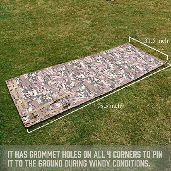 N A Tactical Pouch 2 N A Shooting Mat, Shooting Mat for Range, Shooting Gear Tactical Training Shooting Pad Rool-Up Shooters Mat Non-Slip Durable Shooting Rest