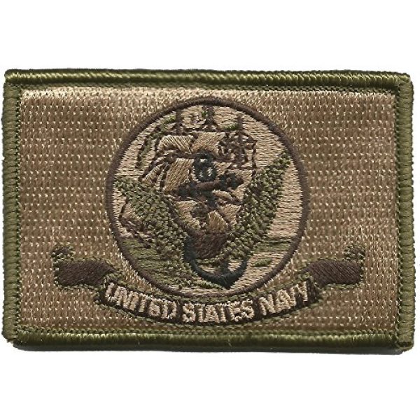 Gadsden and Culpeper Airsoft Morale Patch 1 Navy Flag Tactical Patch - Military