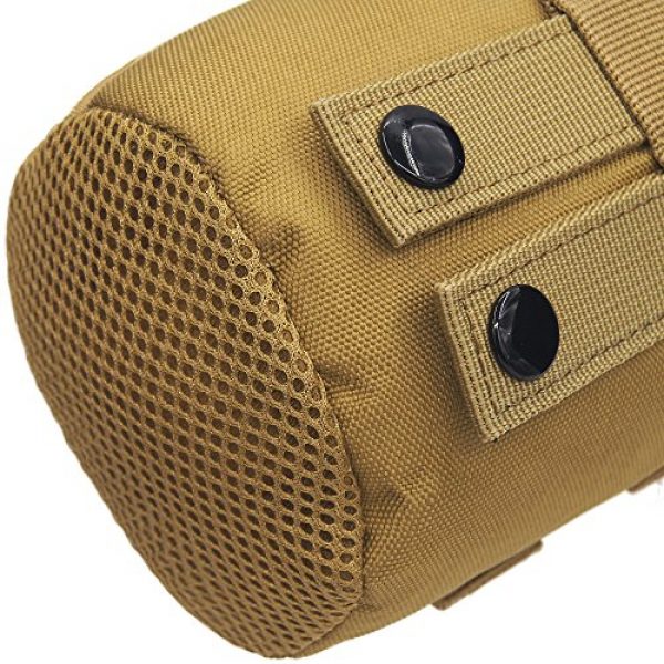 Cevinee Tactical Pouch 4 Cevinee trade; Ultra-light Tactical MOLLE Water Bottle Pouch, Drawstring Open Top & Mesh Bottom Travel Water Bottle Bag