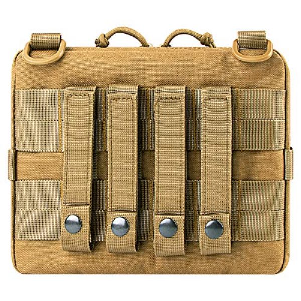 IronSeals Tactical Pouch 4 IronSeals Multipurpose Tactical Utility Bag, Tactical Molle Pouch, Medical EMT Bag, Molle EDC Pouch