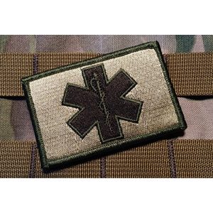 Empire Tactical USA Airsoft Morale Patch 1 Tactical Multicam EMT Paramedic 2x3 Inch Hook/Loop Military Morale Patch