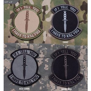 MilSpec Monkey Airsoft Morale Patch 1 MilSpec Monkey Mil-Spec Monkey If I Tell You Morale Patch